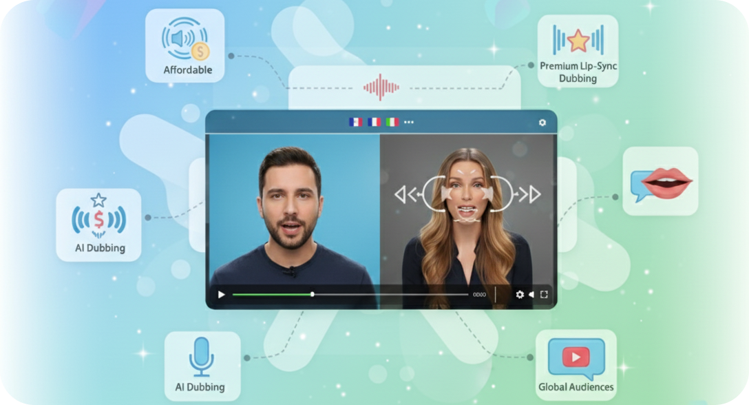 Opções de sincronização labial com IA