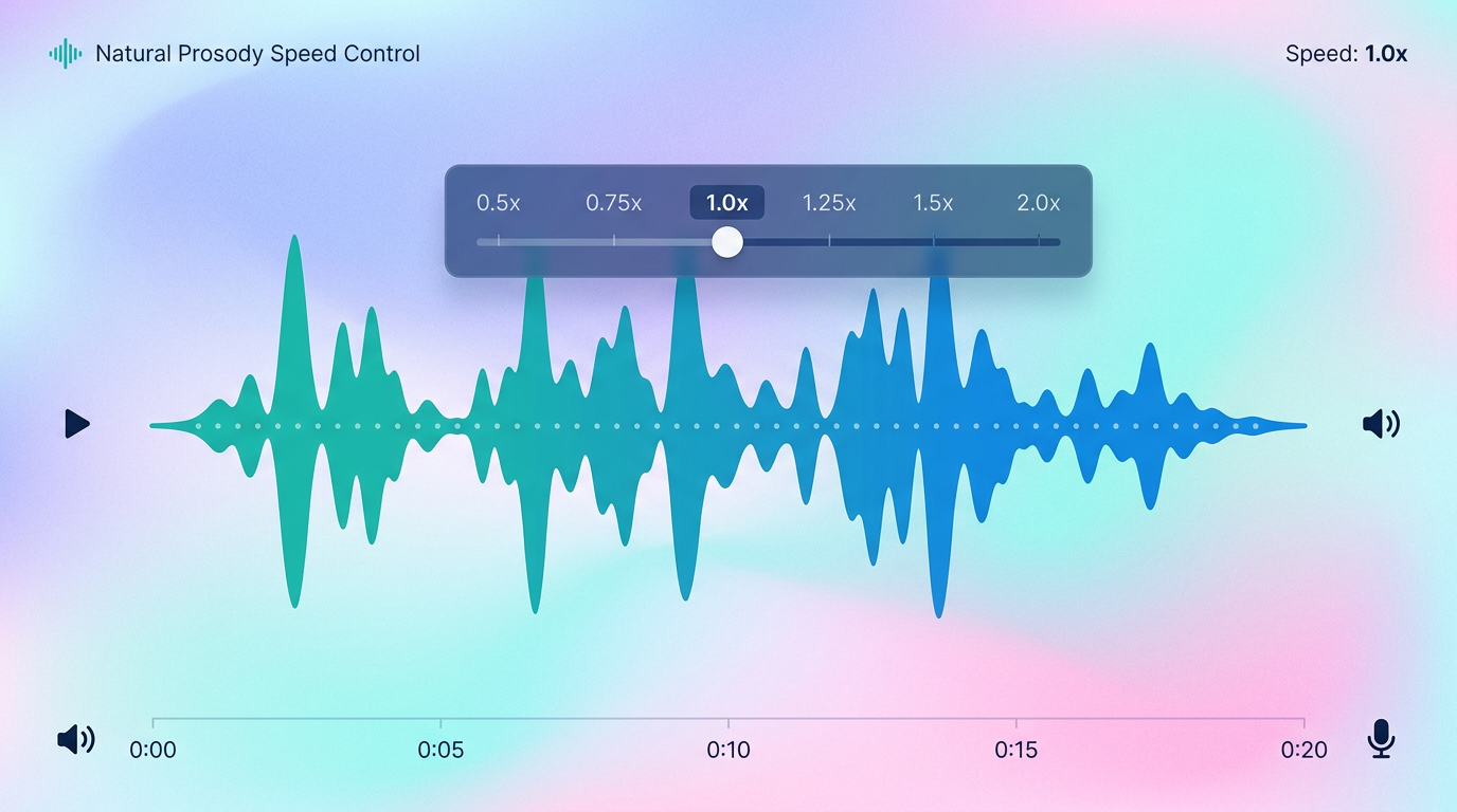 Natural Prosody & Speed Control