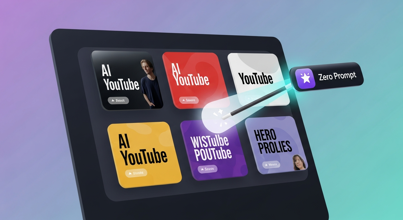Zero-Prompt Thumbnails vs. Traditional Graphic Design: Why AI is Winning YouTube CTR in 2026