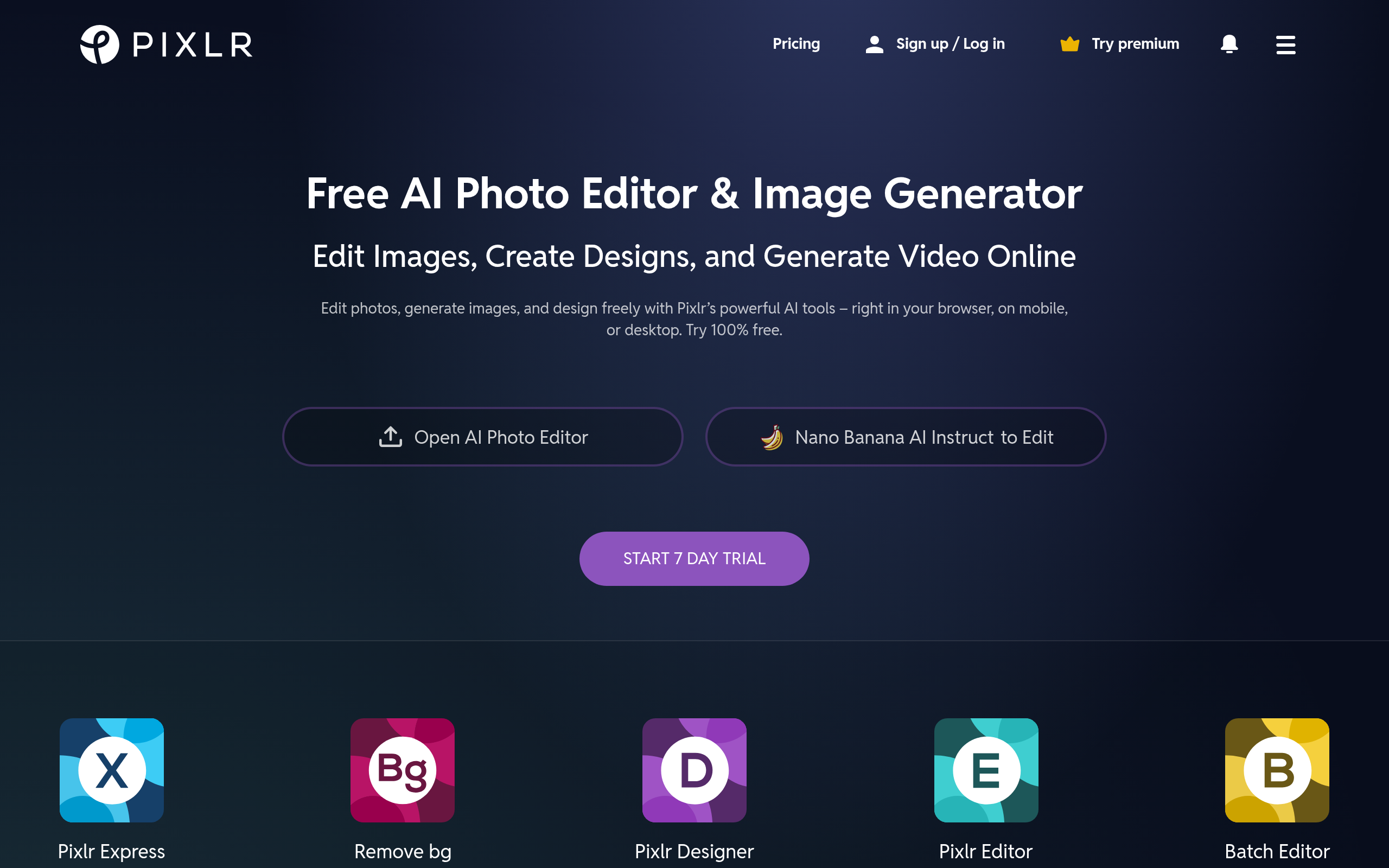 Pixlr — Free Online Photo Editor